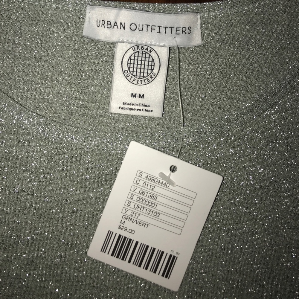 mint urban outfitters crop top - Picture 3 of 3
